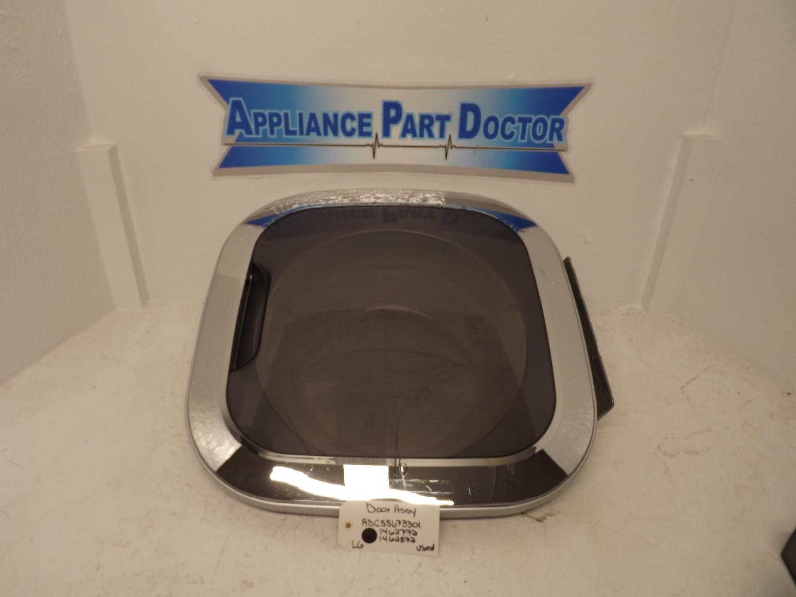 LG Washer ADC55673301 1462772 1462872 Door Assy Used LG Washer ADC55673301 1462772 1462872 Door Assy Used